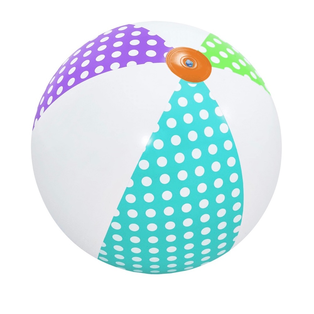 Bluescape 25 in. Jumbo Multicolor Beach and Inflatable Pool Ball